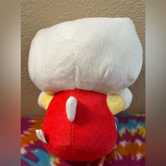 Hello Kitty Plush Stuffed Animal By Love Cats 10” Red Yellow Shirt Hello. - Picture 3 of 3